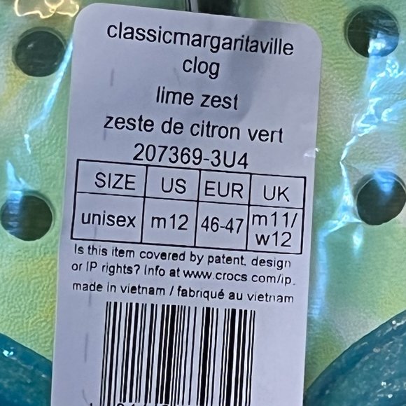Brand New Crocs Margaritaville Clogs Limited Edition with Jibbitz!!! main image 6